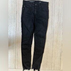 AG Adriano Goldschmied Black Skinny Jeans Size 24